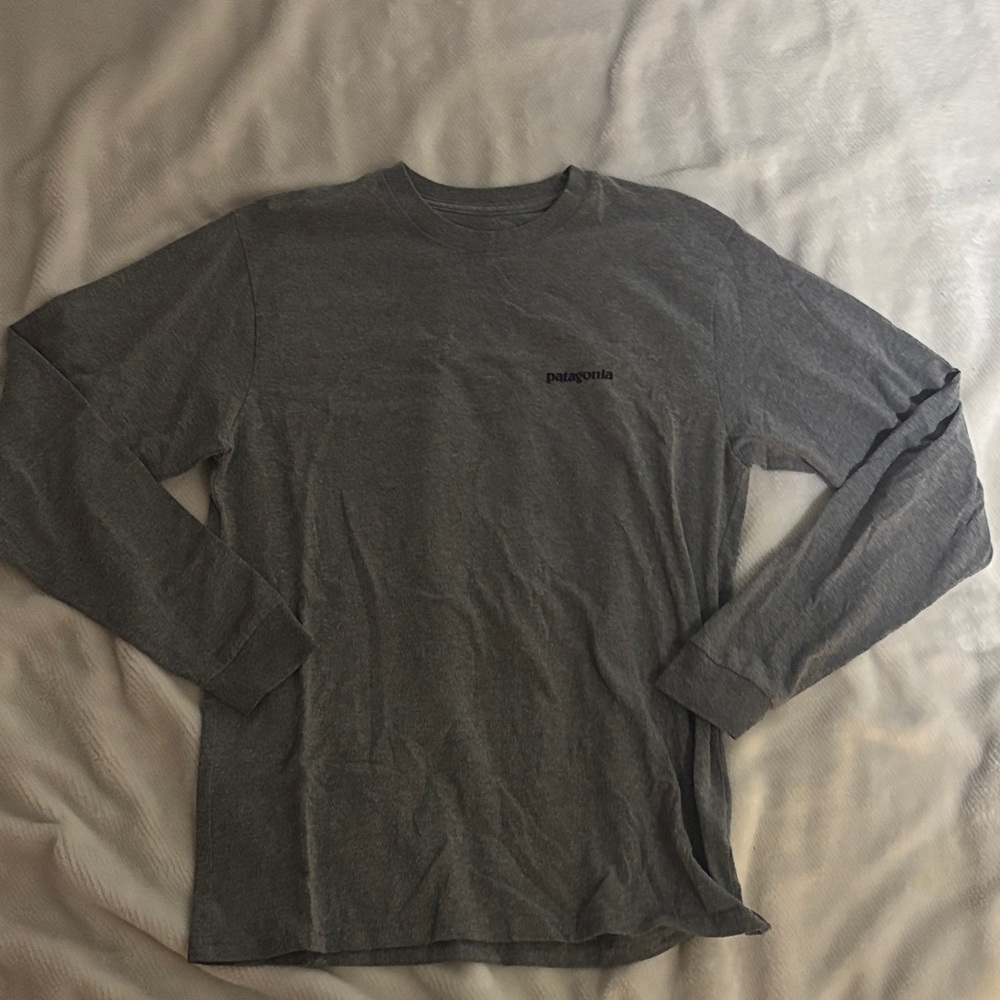 Patagonia Men's Grey Long Sleeve Tee